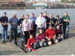 Bristol. A happy bunch of trophy winners at Bristol Dock.